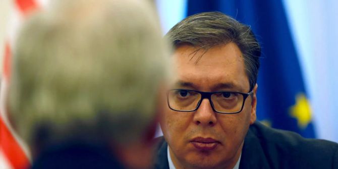 Der serbische Präsident Vucic