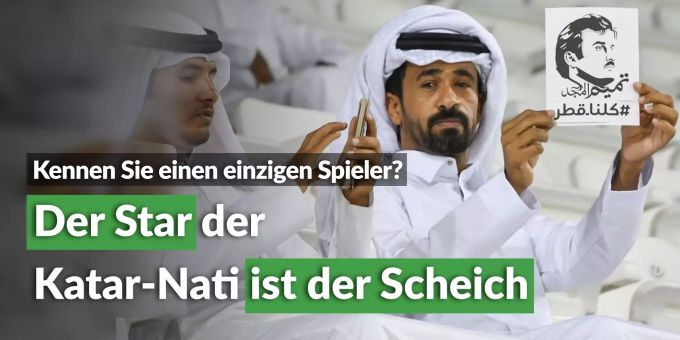 Kein Seich - Der Star der Katar-Nati ist der Scheich Kein Seich - Der Star der Katar-Nati ist der Scheich