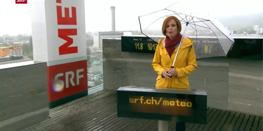 Sandra Boner am 15. Mai bei SRF-«Meteo».