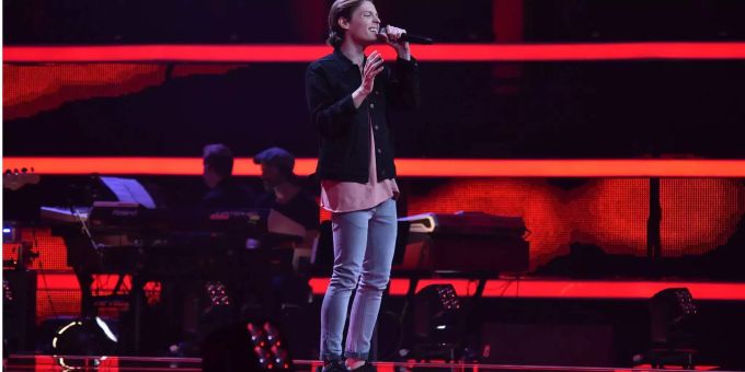 Der Solothurner Benjamin Dolic, hier im Halbfinale von «The Voice of Germany» am Sonntagabend. Der Solothurner Benjamin Dolic, hier im Halbfinale von «The Voice of Germany» am Sonntagabend.