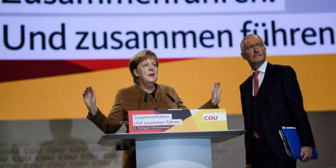 Merkel am Parteitag der CDU.
