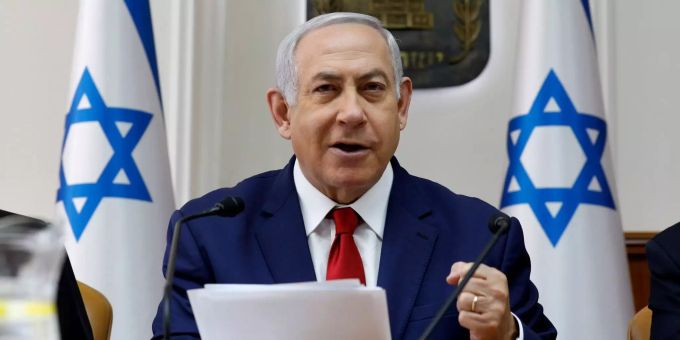 Benjamin Netanjahu, Ministerpräsident von Israel. Benjamin Netanjahu, Ministerpräsident von Israel.