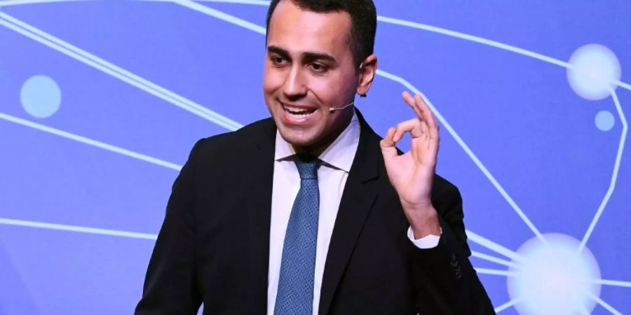 Luigi Di Maio traf sich mit Vertretern der Gelbwesten.