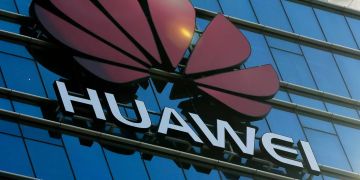 Das Logo von Huawei.