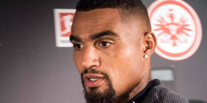 Kevin-Prince Boateng zu seiner Zeit bei Bundesligist Eintracht Frankfurt. Kevin-Prince Boateng