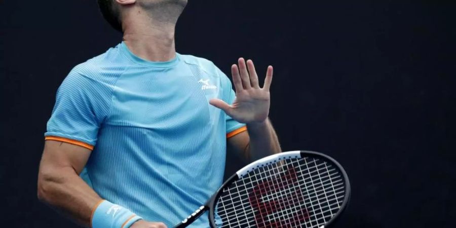 Für Philipp Kohlschreiber ist das Turnier in Rotterdam bereits vorbei. Foto: Kin Cheung