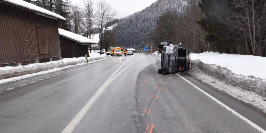 Der Unfall in Schnaus GR.