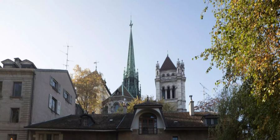 Die St. Pierre Kathedrale in Genf.