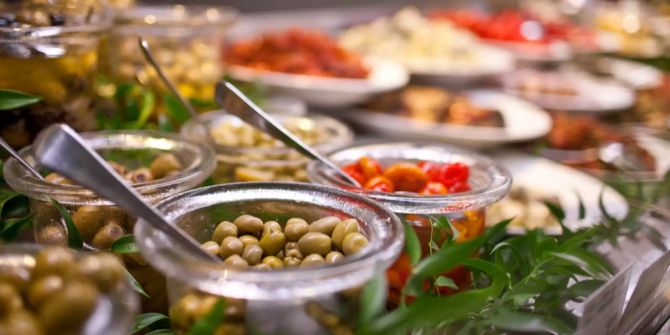 Diverse Antipasti in Zürich.