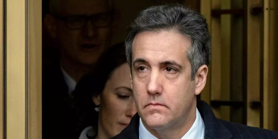 Michael Cohen, Ex-Trump-Anwalt, erscheint vor Gericht.