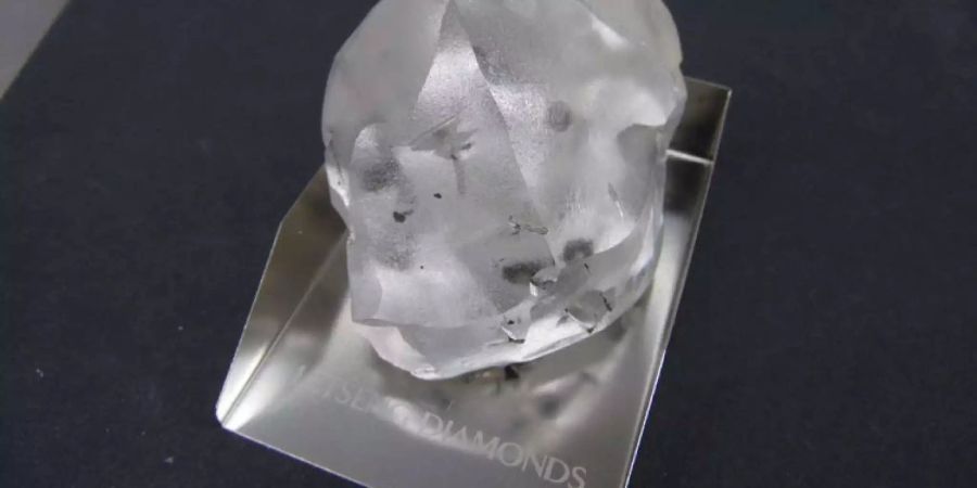 Der 910-Karat-Diamant aus Lesotho. Bild: Gem Diamonds