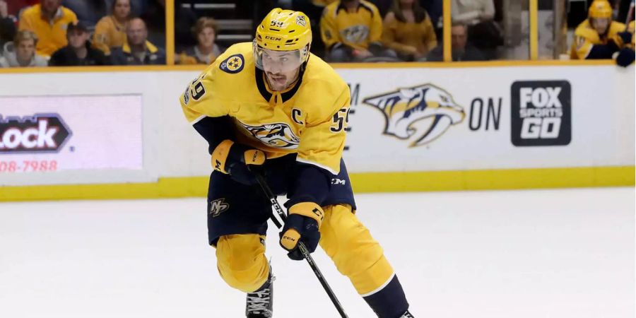 Roman Josi schiesst für Nashville das entscheidende dritte Tor.