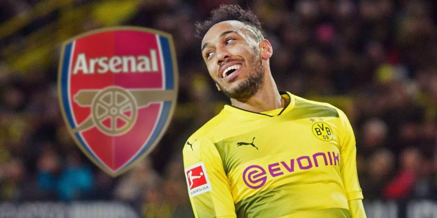 Pierre Emerick Aubameyang wechselte von Dortmund zu Arsenal. Kostenpunkt: 64 Millionen Euro.