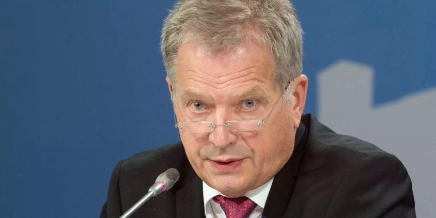 Nach Hochrechnungen hat Niinistö 62,9 Prozent der Wählerstimmen.