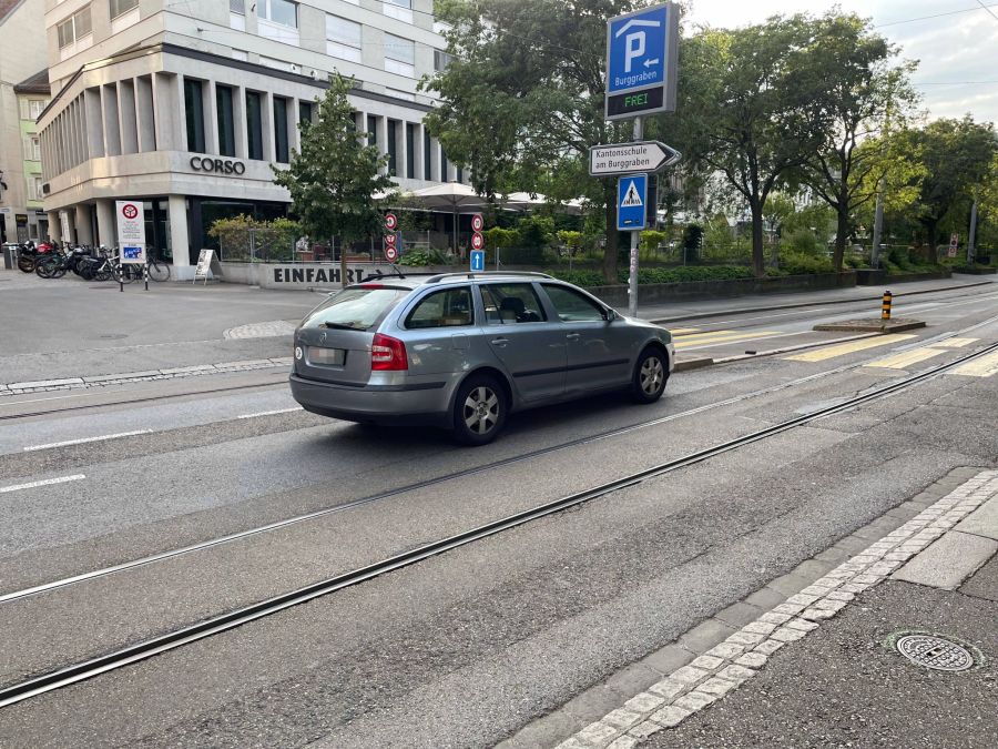 Unfall Burggraben