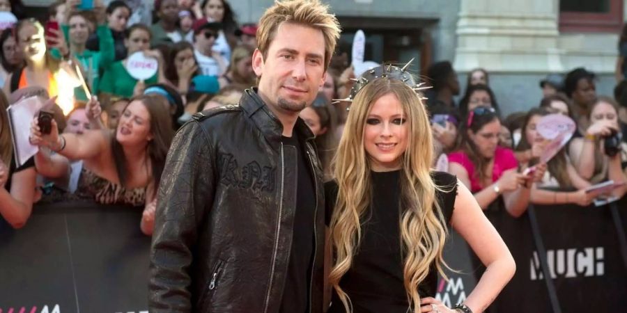 Avril Lavigne mit ihrem Ex-Ehemann Chad Kroeger