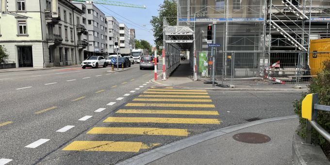 Unfall Grossackerstrasse in St. Gallen Unfall Grossackerstrasse St. Gallen