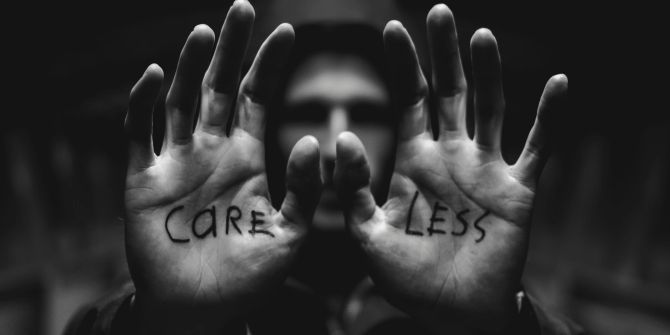 Careless-Handaufschrift