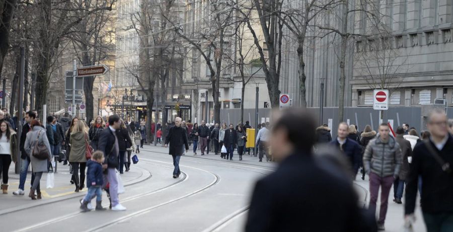 Die Bevölkerung der Stadt Zürich wächst jedes Jahr.