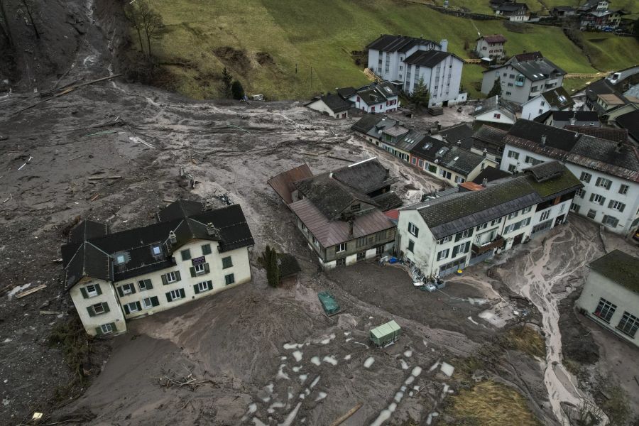 Schwanden wurde seit letzten Sommer von mehreren Erdrutschen getroffen.