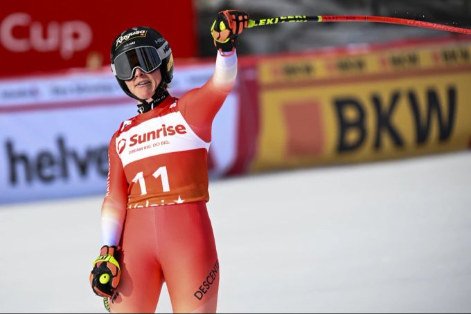 Das erste von drei Speed-Rennen in Crans-Montana geht an Lara Gut-Behrami. Lara Gut-Behrami