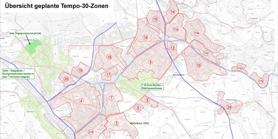 Tempo-30-Zonen.