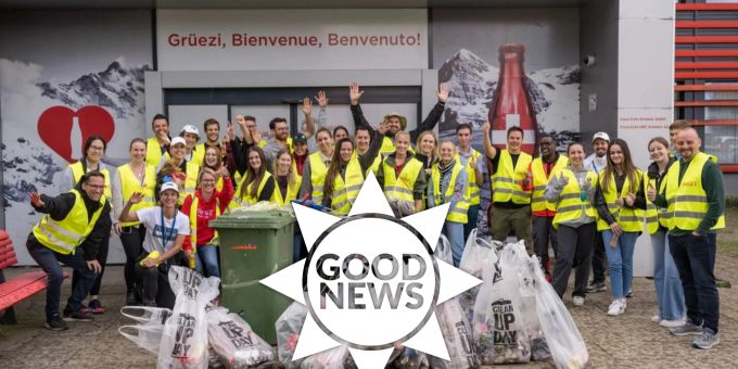 Good News - Schweizer Clean-Up-Day mit 55'000 Helfern war voller Erfolg