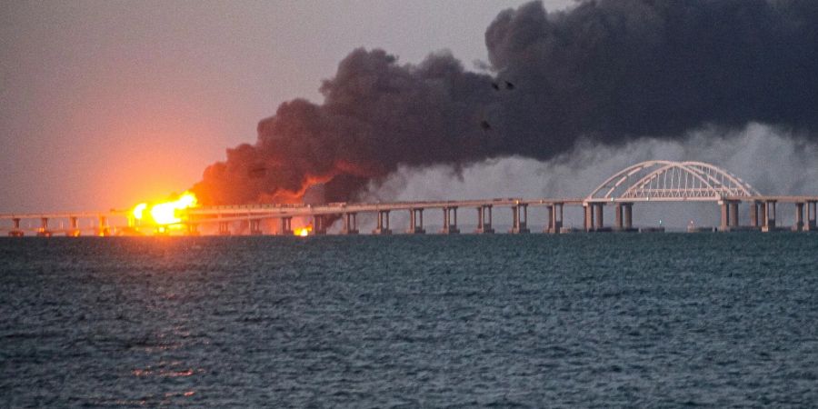 Explosion auf Kertsch-Brücke