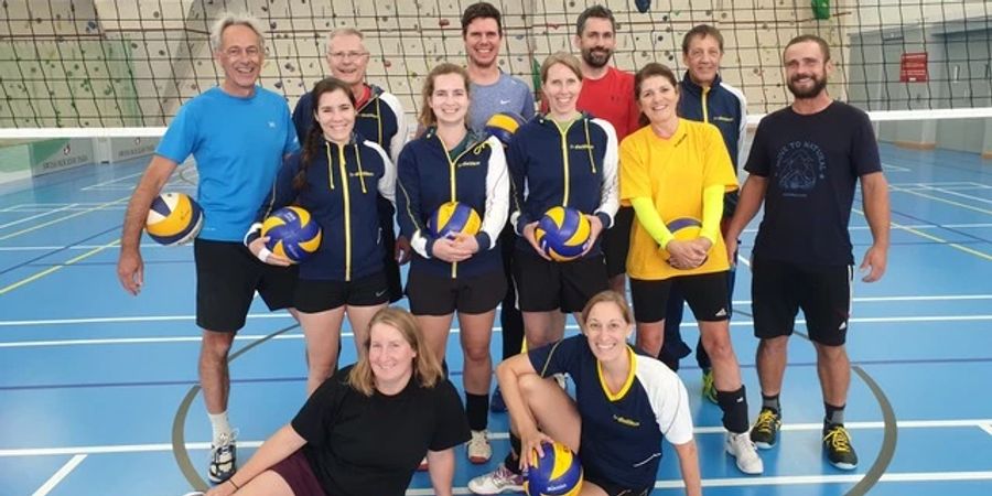 Die Volleyballriege.