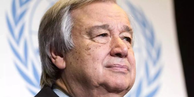 Der Karlspreis 2019 an António Guterres geht zwar an einen Europäer, aber der Portugiese sitzt als UN-Generalsekretär im 38. Stock des UN-Hauptquartiers in New York. Foto: Cyril Zingaro/KEYSTONE Der Karlspreis 2019 an António Guterres geht zwar an einen Europäer, aber der Portugiese sitzt als UN-Generalsekretär im 38. Stock des UN-Hauptquartiers in New York. Foto: Cyril Zingaro/KEYSTONE