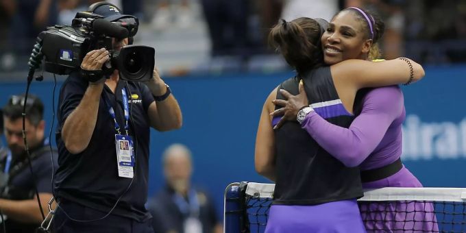 Serena Williams lobte nach dem Spiel ihre Gegnerin: «Bianca hat den Titel verdient!» Bianca Andreescu Serena Williams