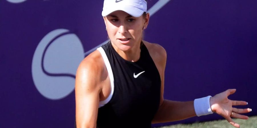 Belinda Bencic gewinnt in Eastbourne das erste von zwei Spielen am Dienstag