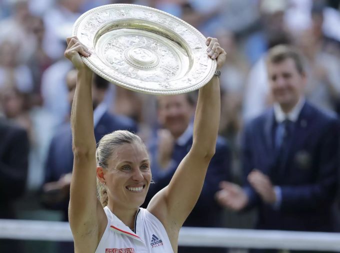 Im Vorjahr triumphierte Angelique Kerber an den Wimbledon Championships. Wimbledon Championships Angelique Kerber