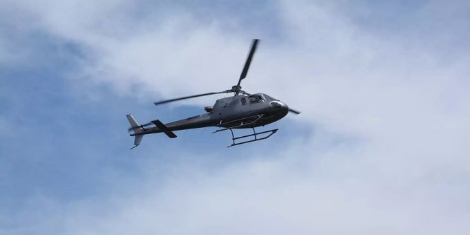 Die Fische sollen per Heli verfrachtet werden. Britisch-Kolumbien