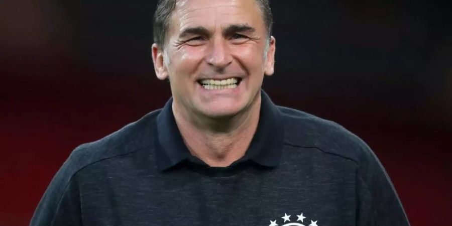 Musste noch Spieler aus seinem EM-Kader streichen: U21-Bundestrainer Stefan Kuntz. Foto: John Walton/PA Wire