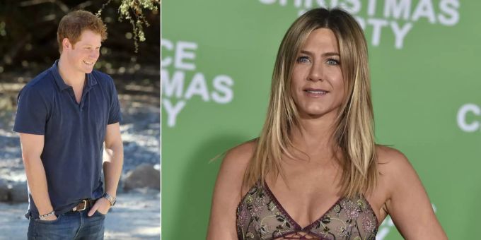 Prinz Harry schwärmte jahrelang für Jennifer Aniston. Prinz Harry