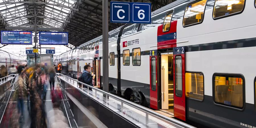 Der Bahnhof Lausanne.