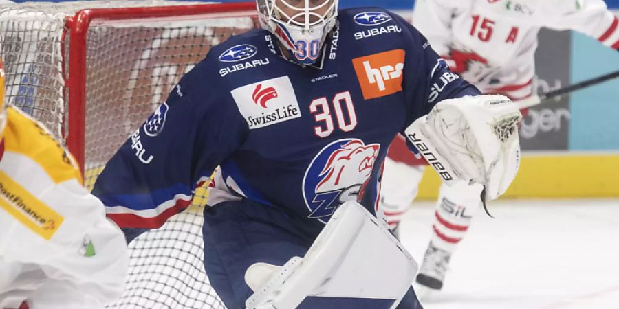 Unbezwingbar: ZSC-Goalie Lukas Flüeler blieb gegen Lausanne ohne Gegentreffer