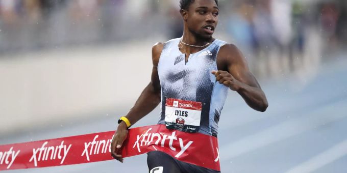 Noah Lyles war einmal mehr eine Klasse für sich. US Championships Athletics
