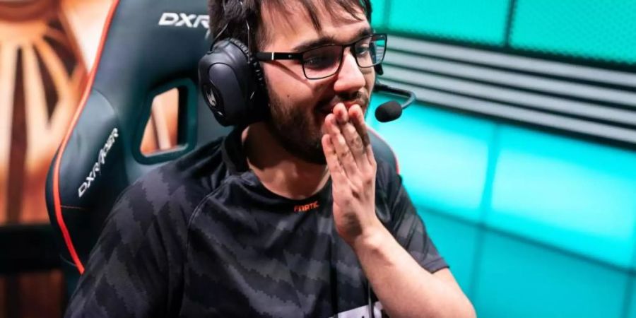 Fnatic hat sich mit seinem Supporter Zdravets «Hylissang» Iliev Galabov für die Gruppenphase der LoL-WM qualifiziert. Foto: Riot Games