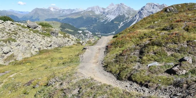 Bergpanorama in Arosa GR. Arosa