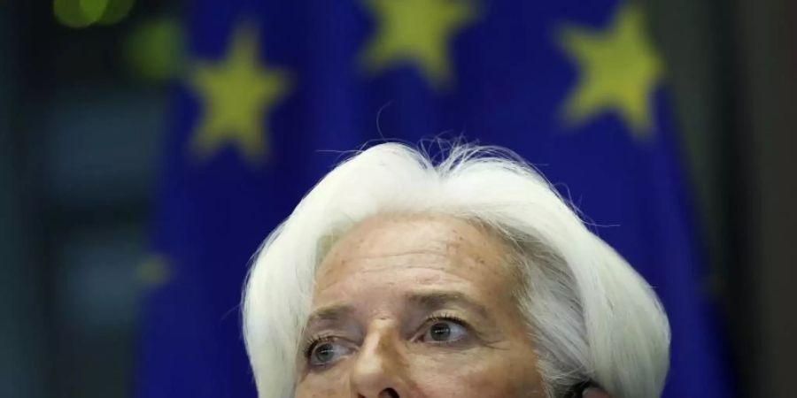 Christine Lagarde, die designierte EZB-Präsidentin, bei einer Befragung im Wirtschafts- und Währungsausschuss im Europaparlament. Foto: Francisco Seco