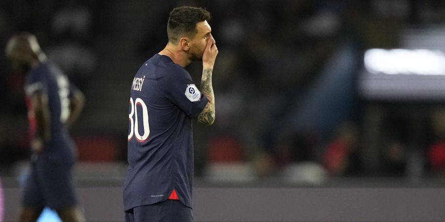 Lionel Messi verlässt PSG mit einer 2:3-Niederlage gegen Clermont Foot.