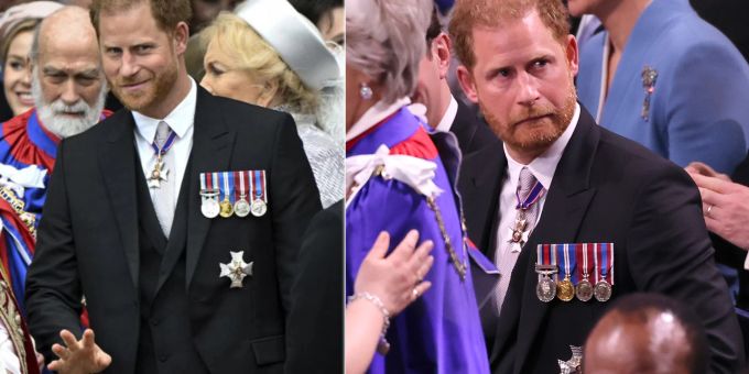 Bei Krönung - Prinz Harry - Zwischen diesen Bildern liegen nur Minuten!