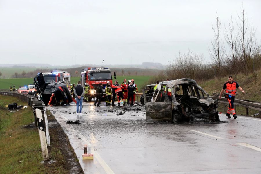 schwerer verkehrsunfall thüringen