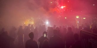 Feuerwerk & Gesang - YB-Fans feiern Meistertitel bis lange in die Nacht