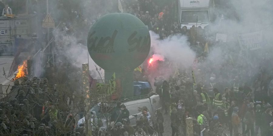 France Pension Protests