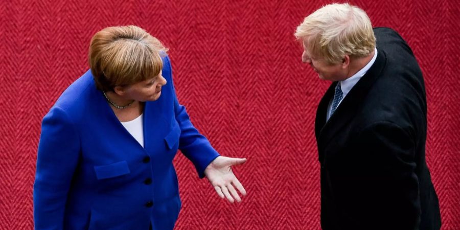 Boris Johnson Angela Merkel