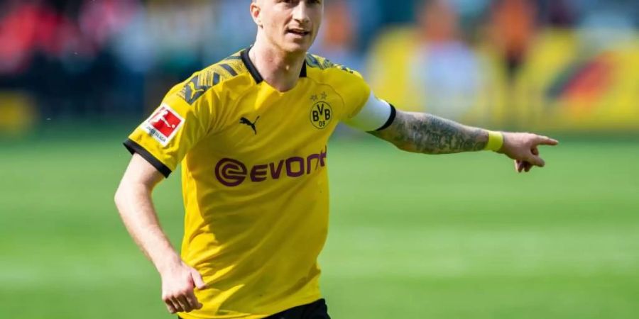 Die deutsche Meisterschaft ist für ihn das logische Ziel des BVB: Marco Reus. Foto: Guido Kirchner