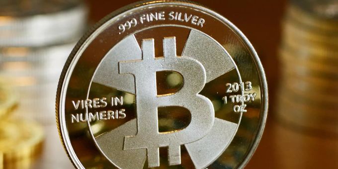 Die Digitalwährung Bitcoin. bitcoin cash Kryptowährung